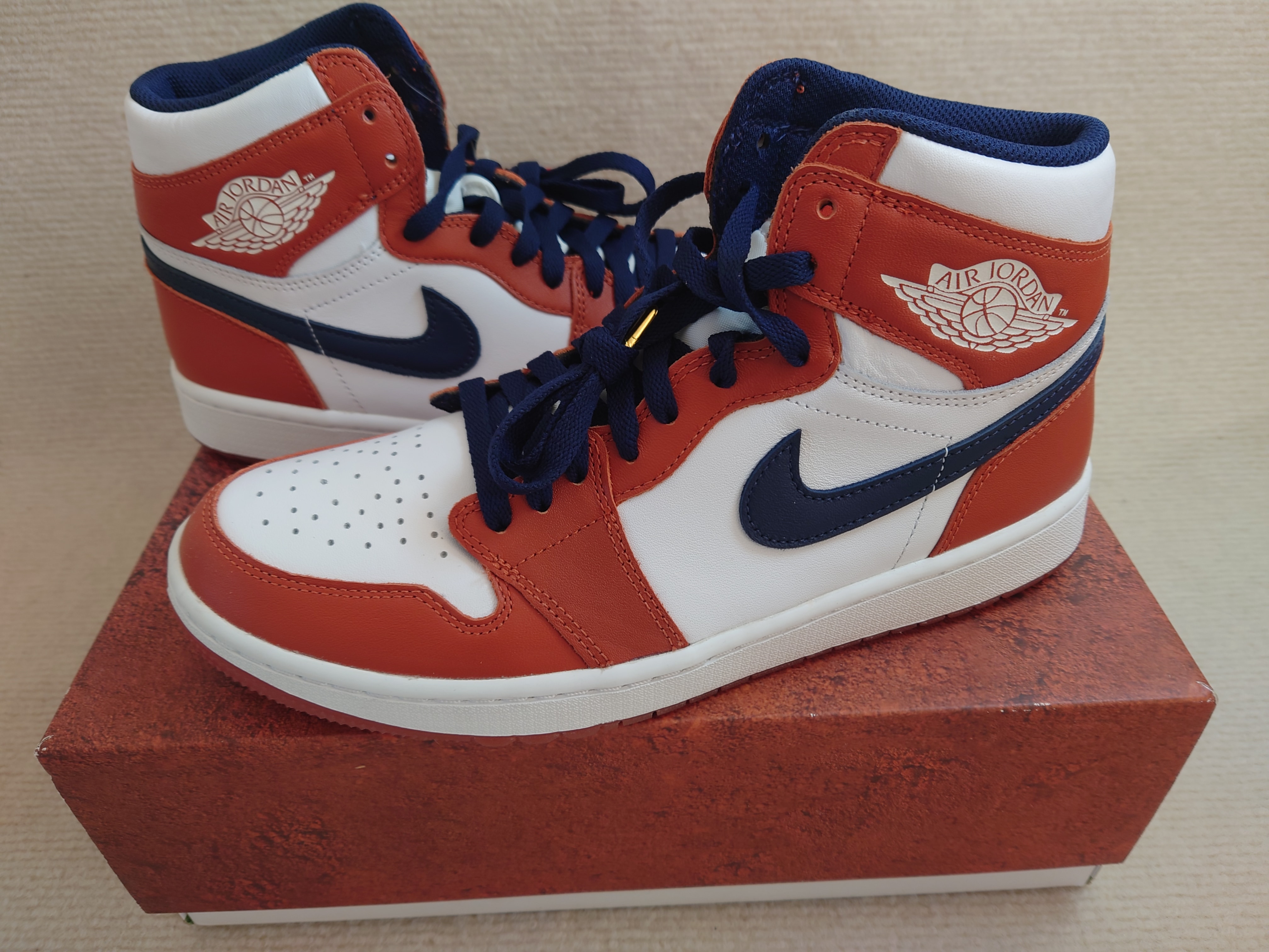 Eastside Golf × Nike Air Jordan 1 High Golf "Burnt Sunrise/Midnight Navy"