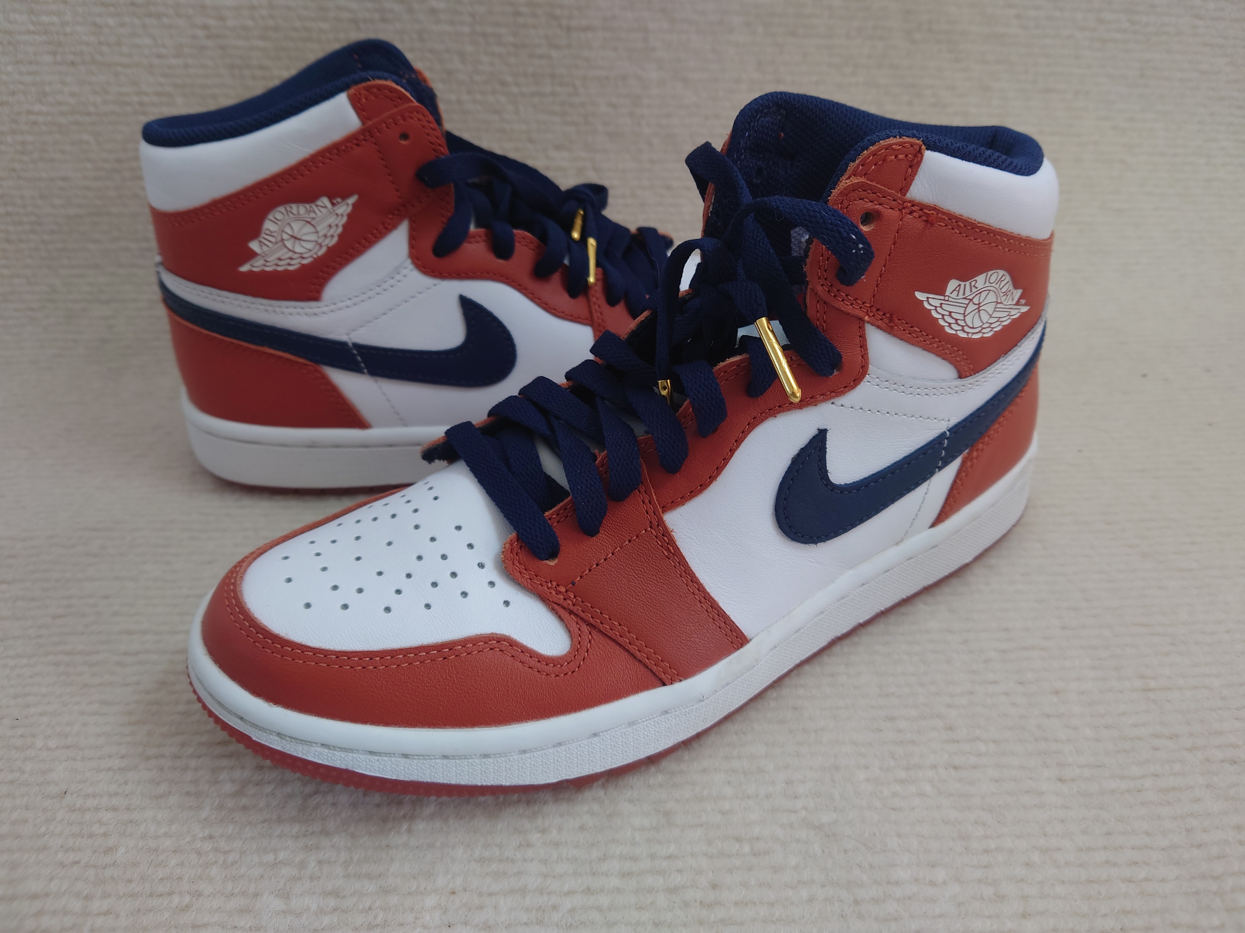 Eastside Golf × Nike Air Jordan 1 High Golf "Burnt Sunrise/Midnight Navy"