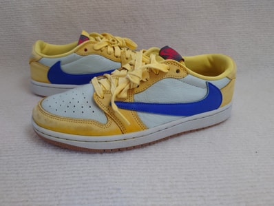 Travis Scott × Nike Women's Air Jordan 1 Retro Low OG "Canary"