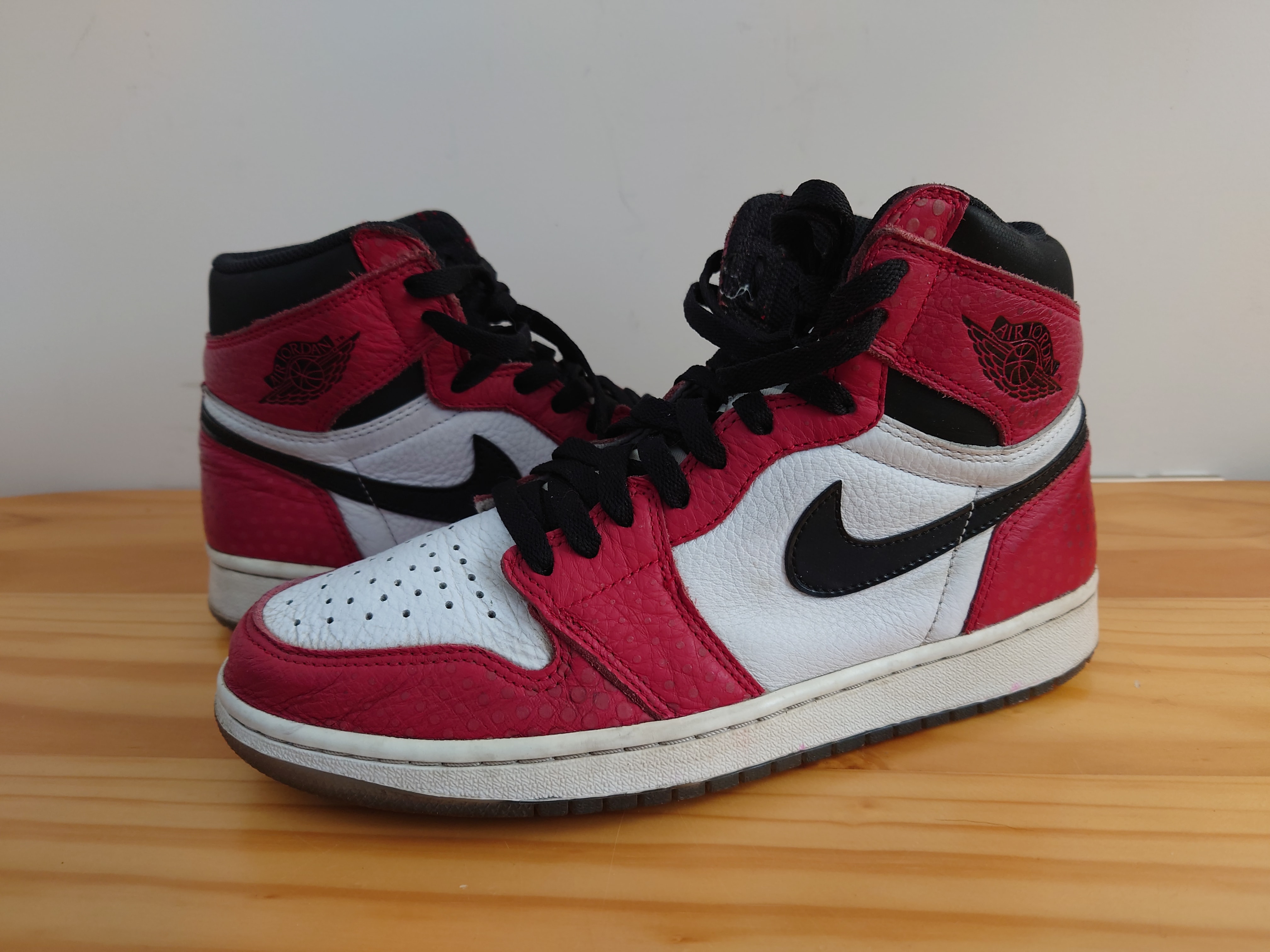 Spiderman × Nike Air Jordan 1 Origin Story "Gym Red/White/Photo Blue/Black"