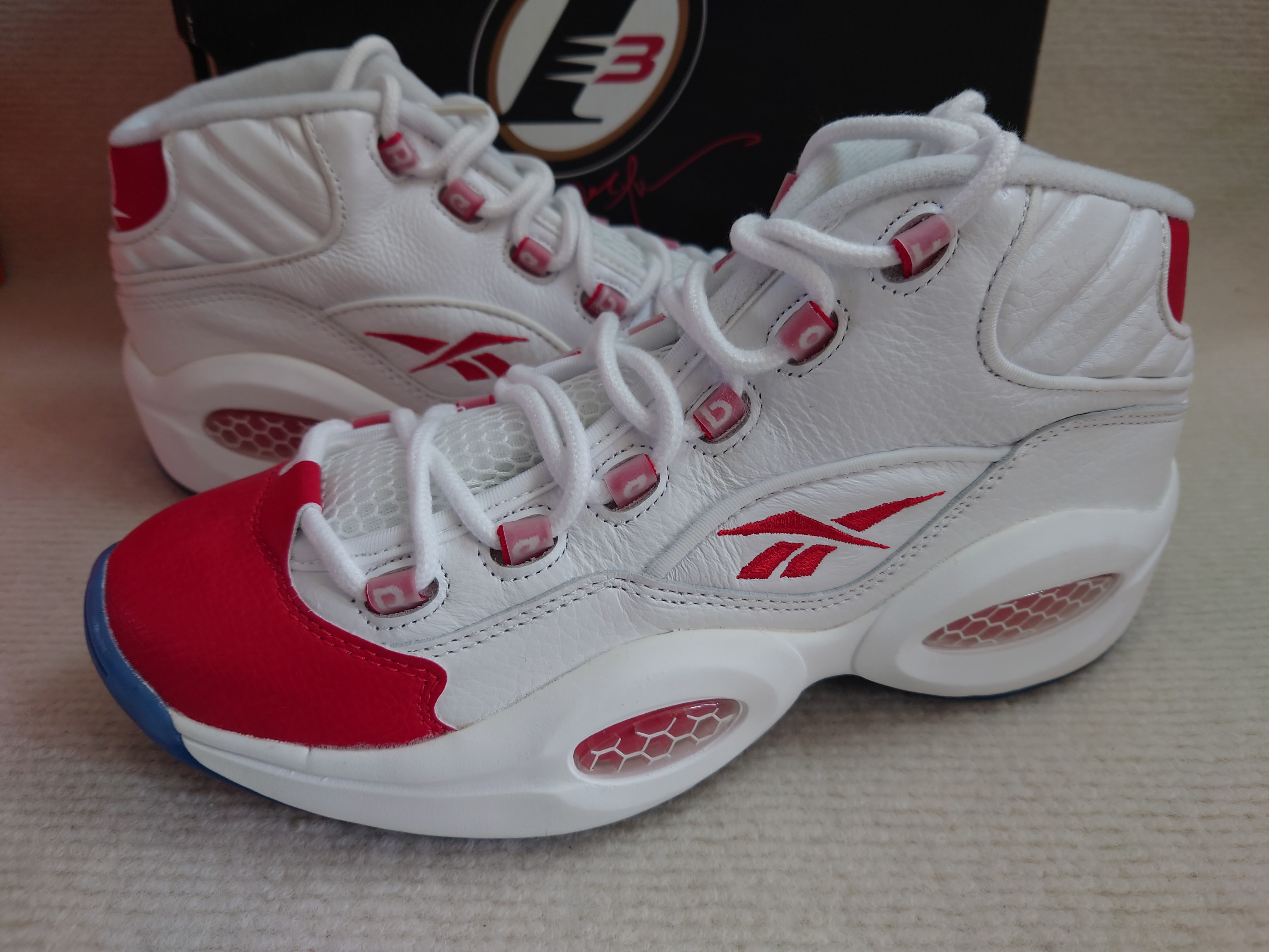 Reebok Question Mid Pearlized "Red" (2012)