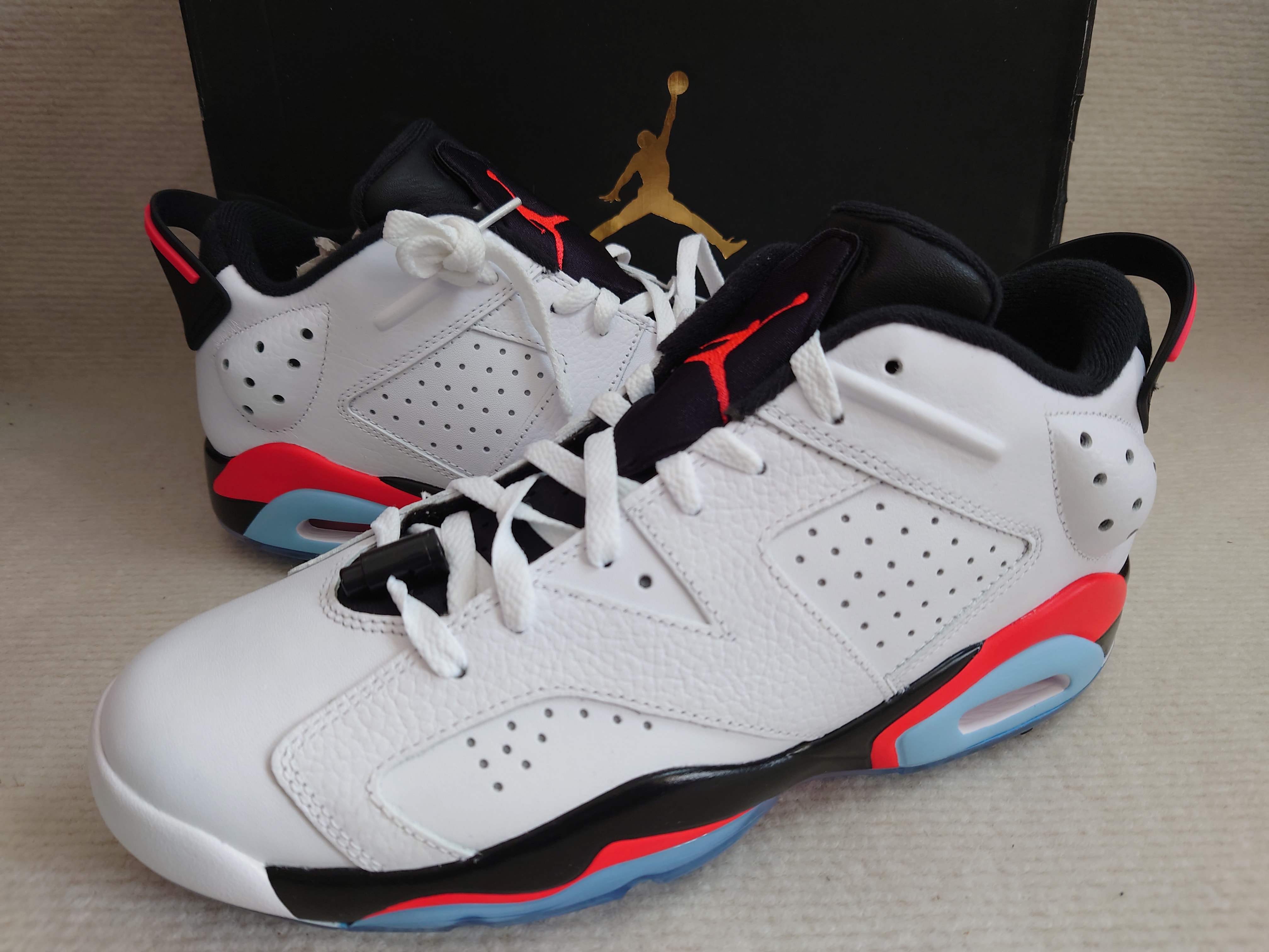 Nike Air Jordan 6 Low Golf "White Infrared"