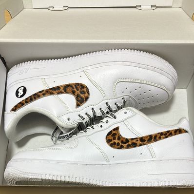 GOODENOUGH × Supreme × Nike Air Force 1 Low "White/Leopard" (25SS Week15)