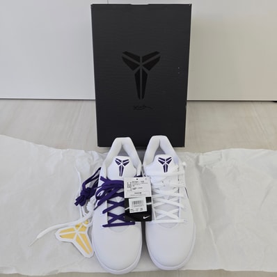 Nike Kobe 9 Elite Low EM Protro "White/White/Court Purple"