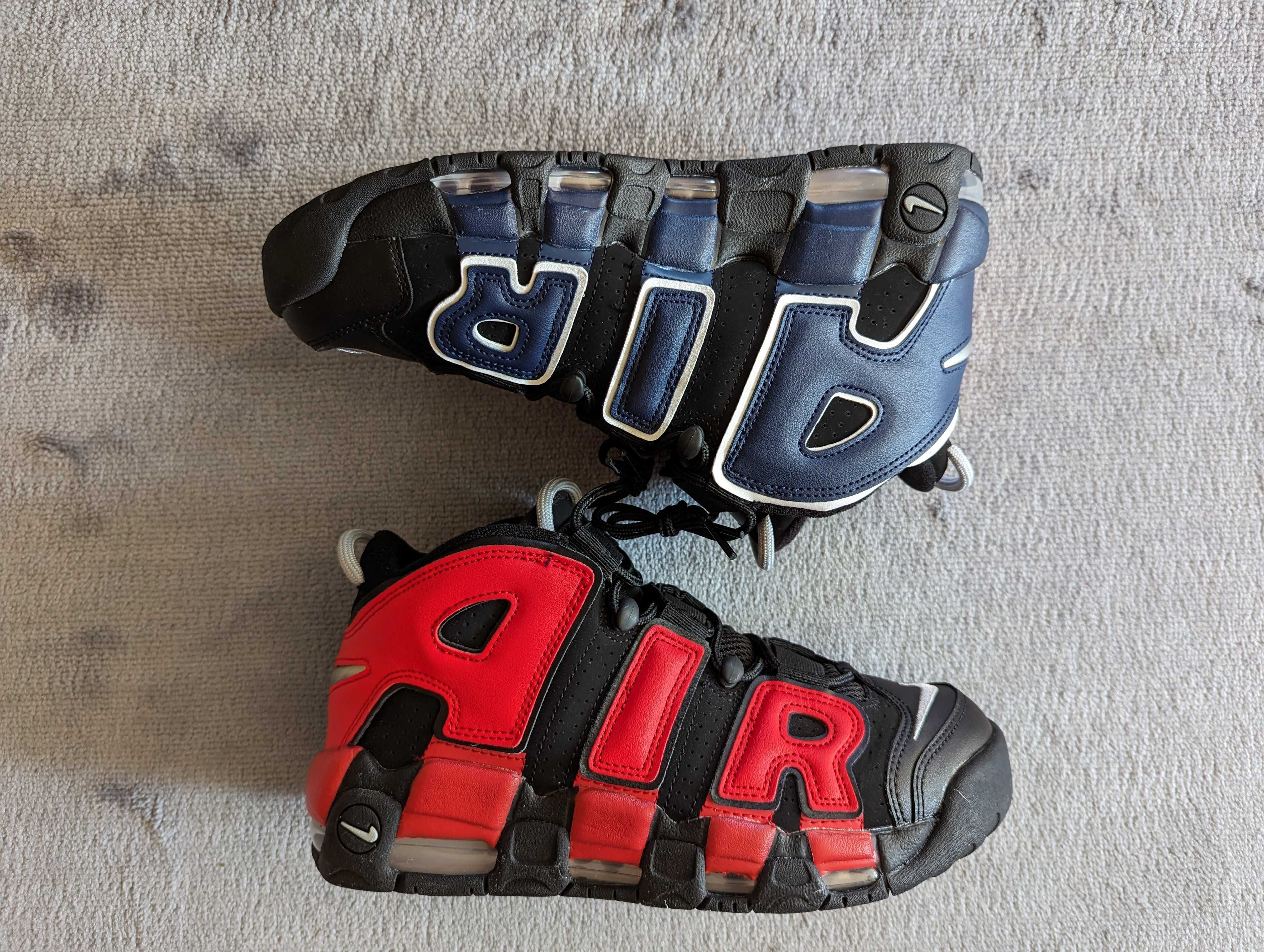 Nike Air More Uptempo '96 "Black and University Red"