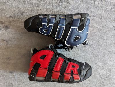 Nike Air More Uptempo '96 "Black and University Red"