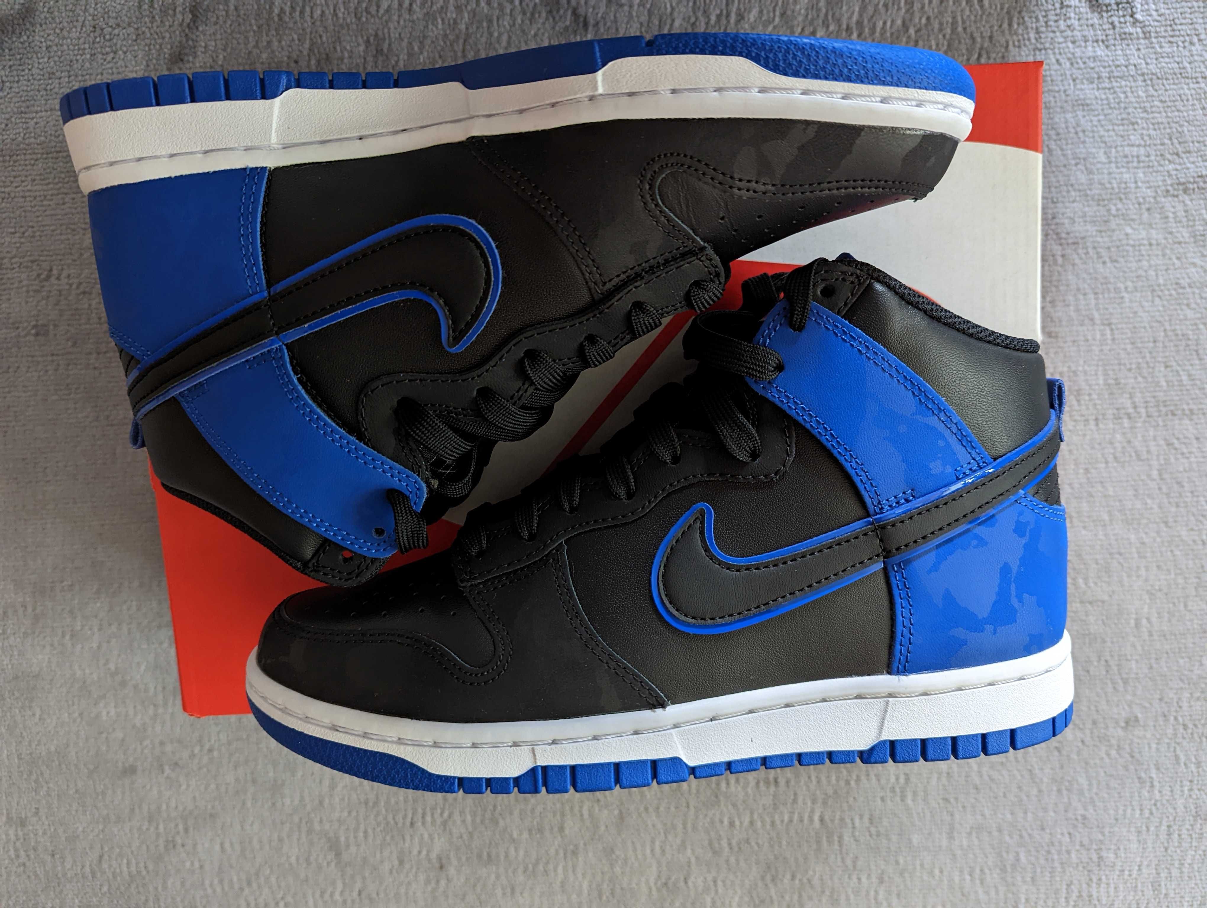Nike Dunk High "Blue Camo"