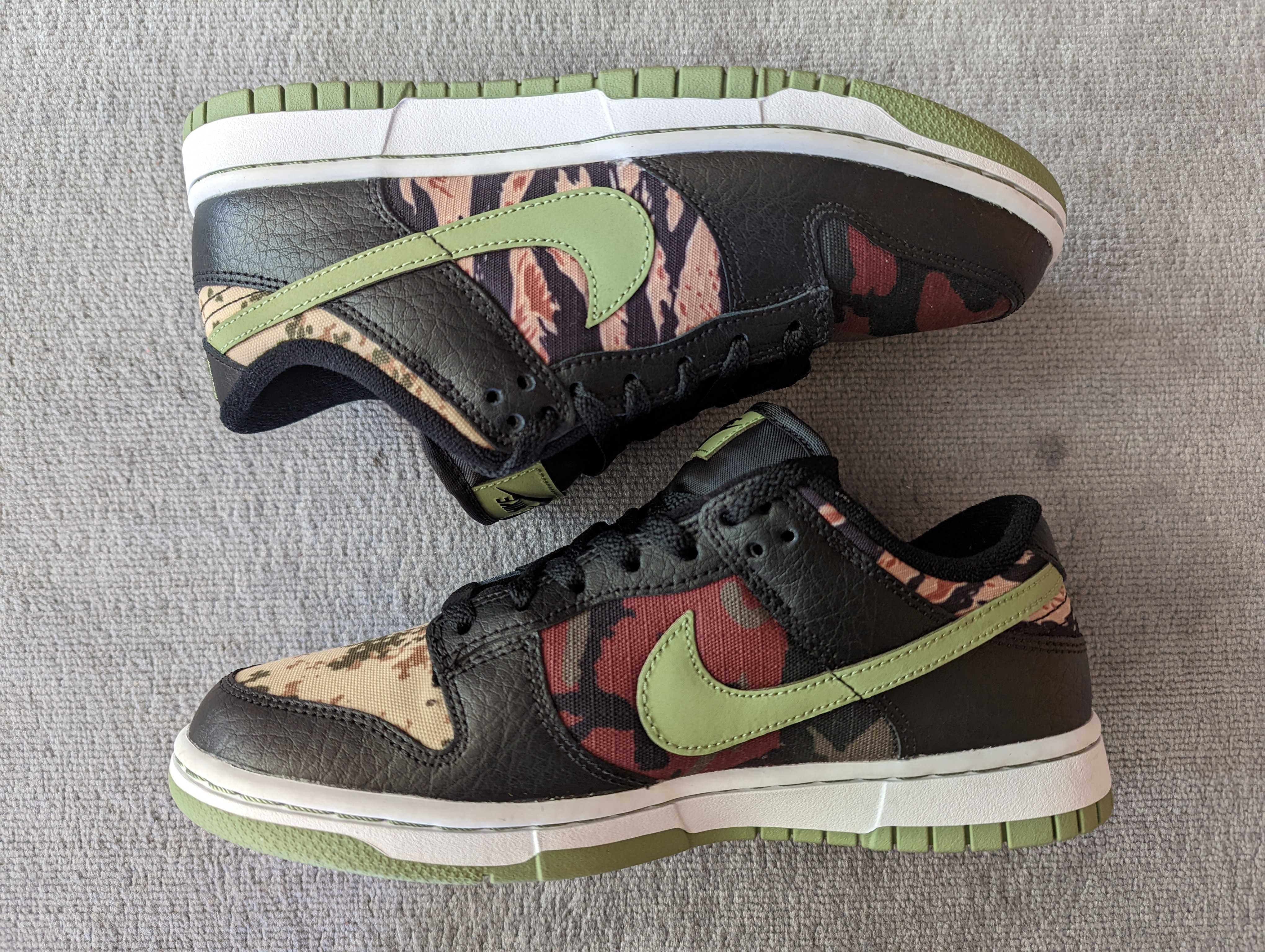 NIKE DUNK LOW SE "BLACK MULTI CAMO"
