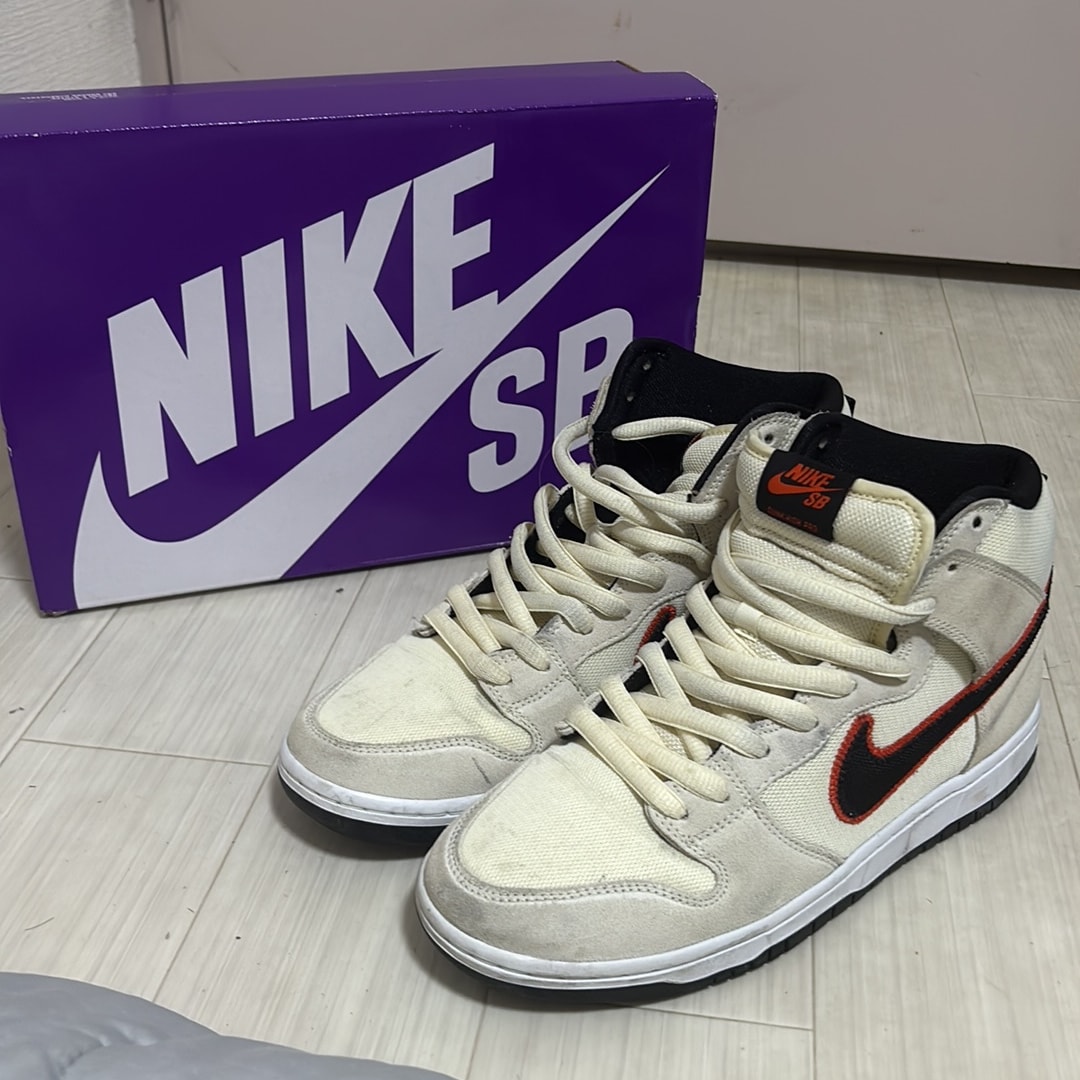 Nike SB Dunk High "San Francisco Giants/Coconut Milk and Black"