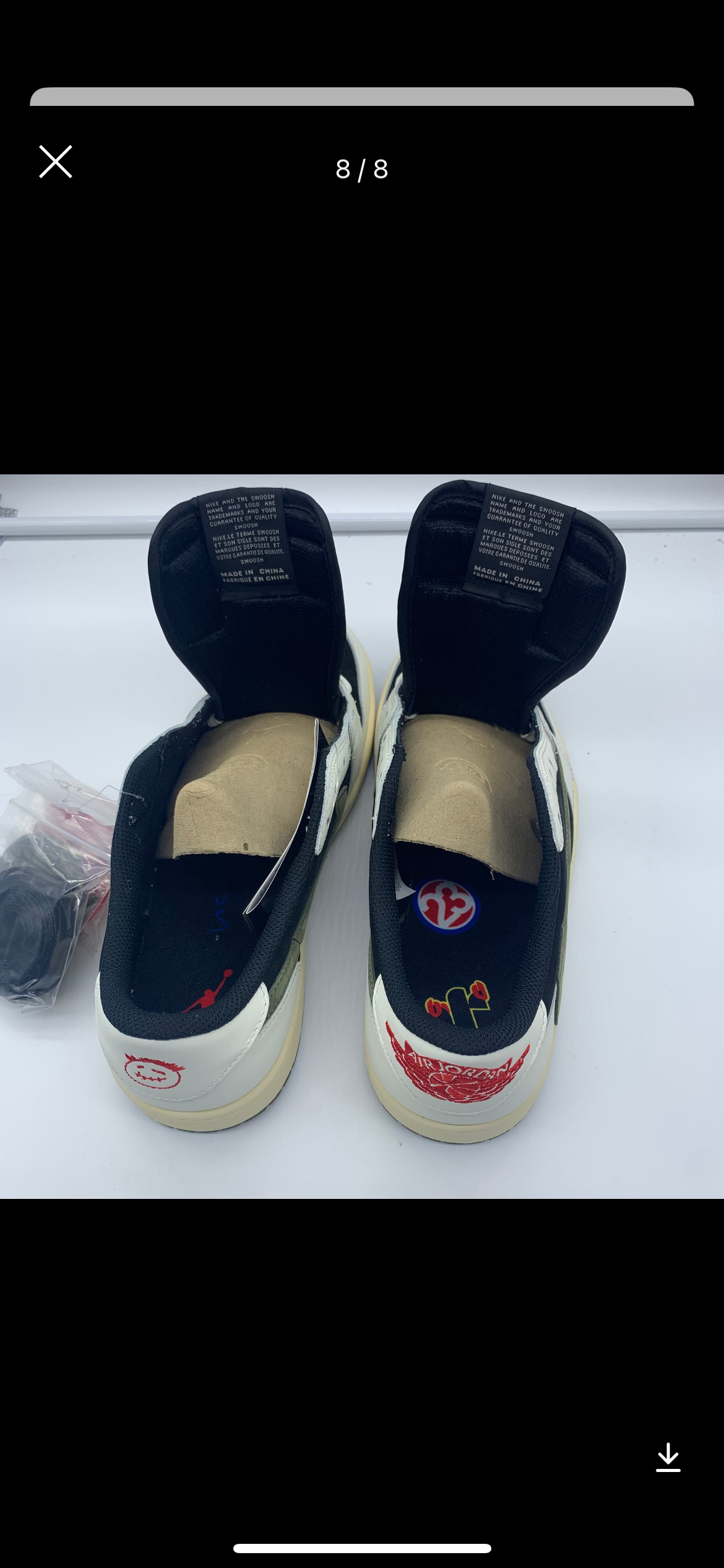 Travis Scott × Nike Women's Air Jordan 1 Low OG "Medium Olive"