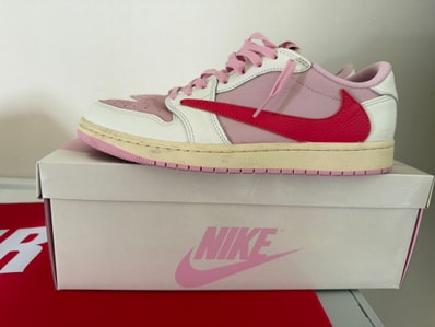 Travis Scott × Nike Air Jordan 1 Retro Low OG "Sail/Tropical Pink"