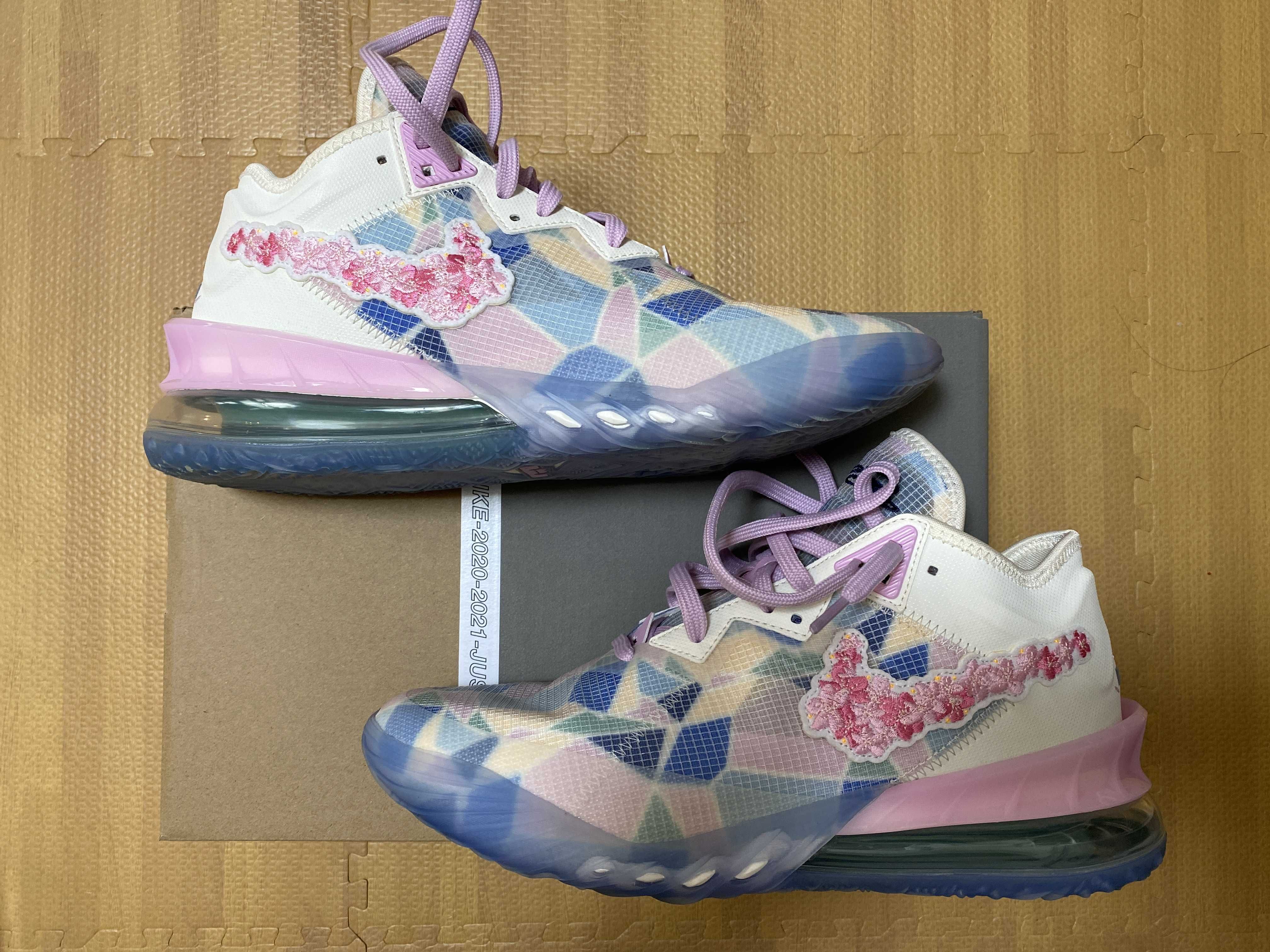 アトモス × ナイキ レブロン18 ロー \"チェリーブロッサム\" 27cm NIKE公式】レブロン 18 LOW x アトモス 'Cherry Blossom