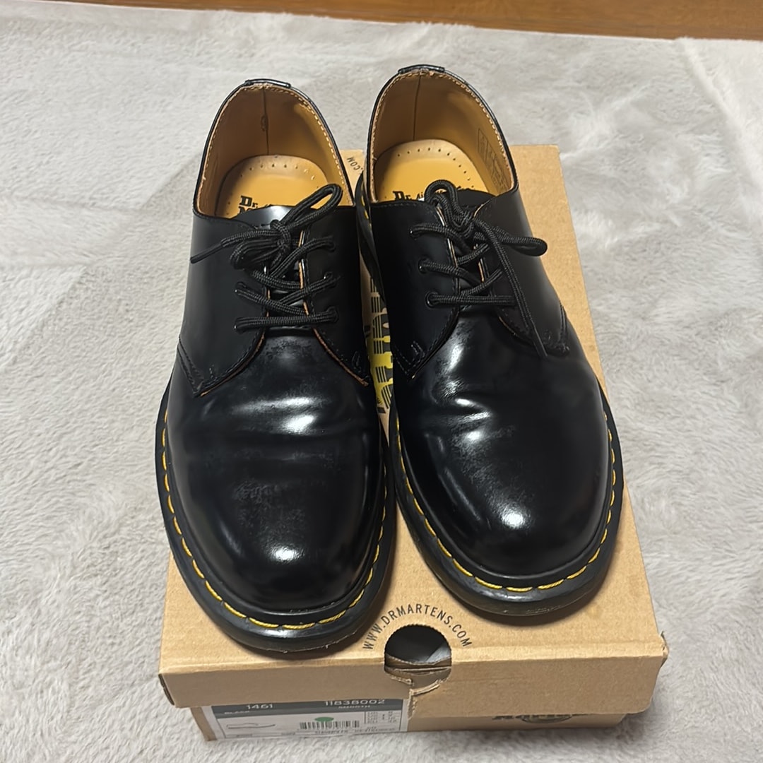 Dr.Martens 1461 Smooth Leather Oxford Shoes "Black"