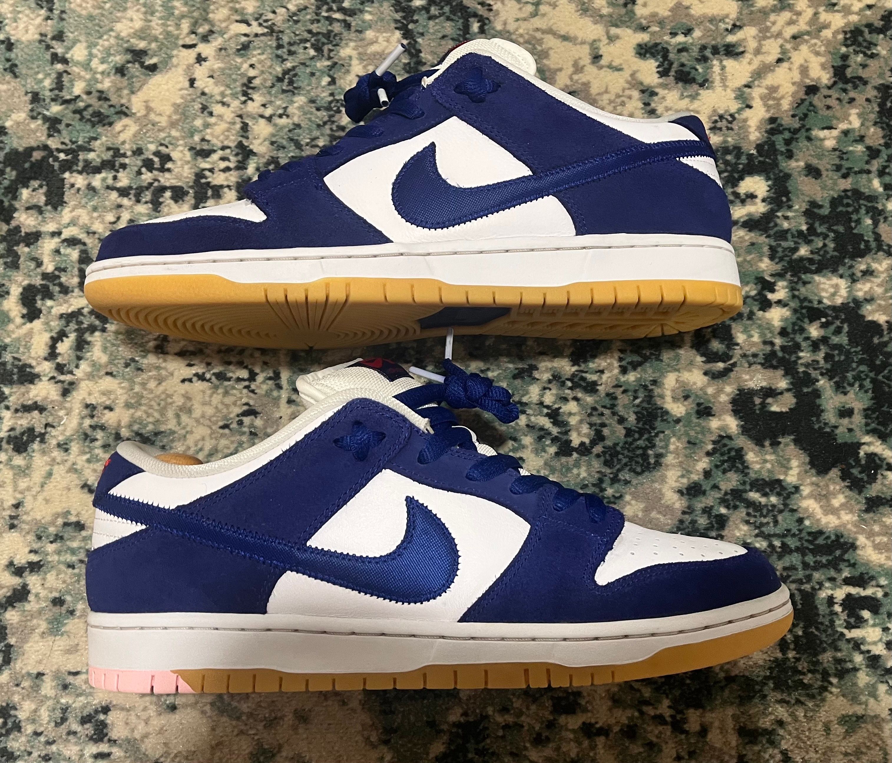 Nike SB Dunk Low "Los Angeles Dodgers/Deep Royal Blue"