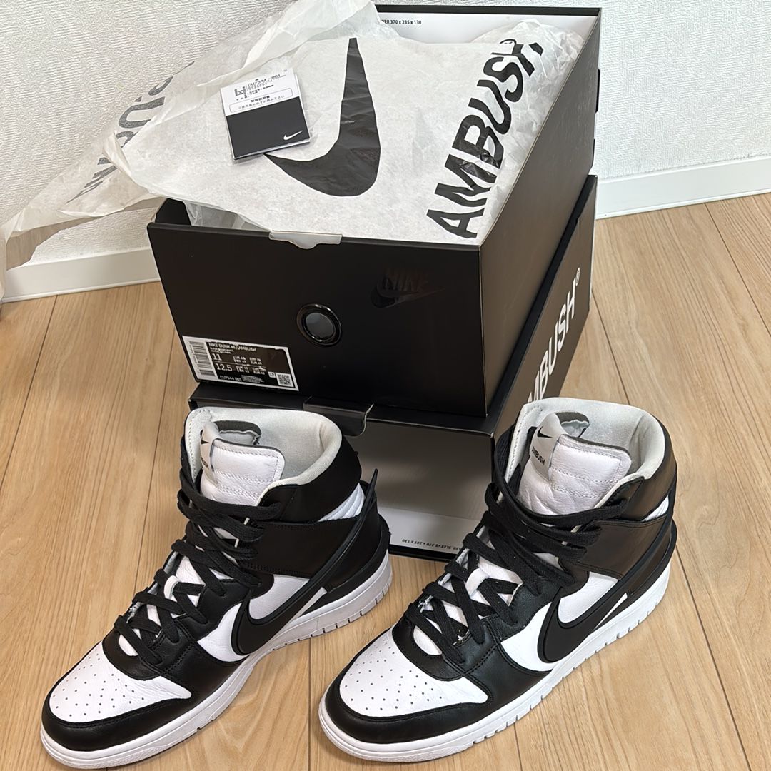 AMBUSH × Nike Dunk High "Black"