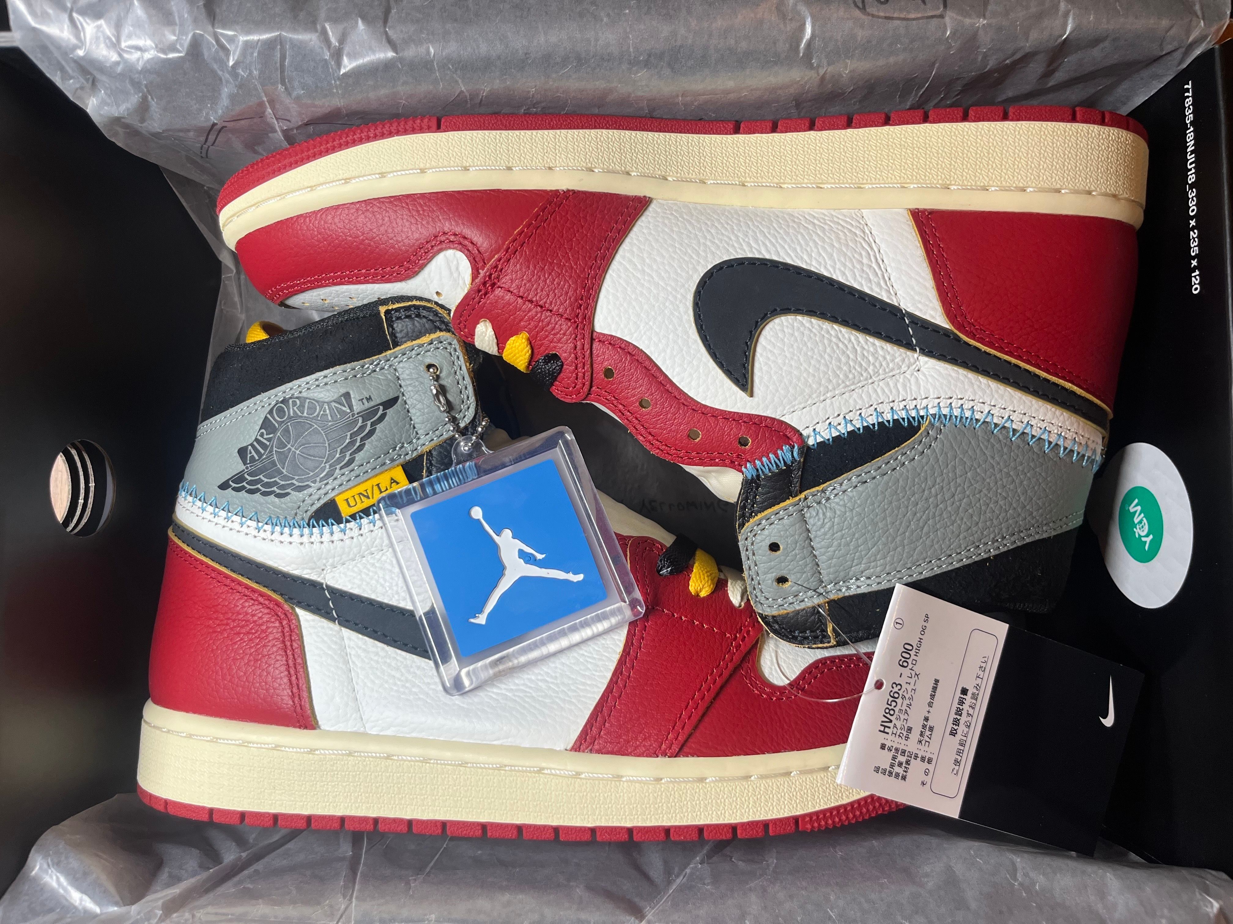 UNION × Nike Air Jordan 1 Retro High OG "Chicago/Shadow"