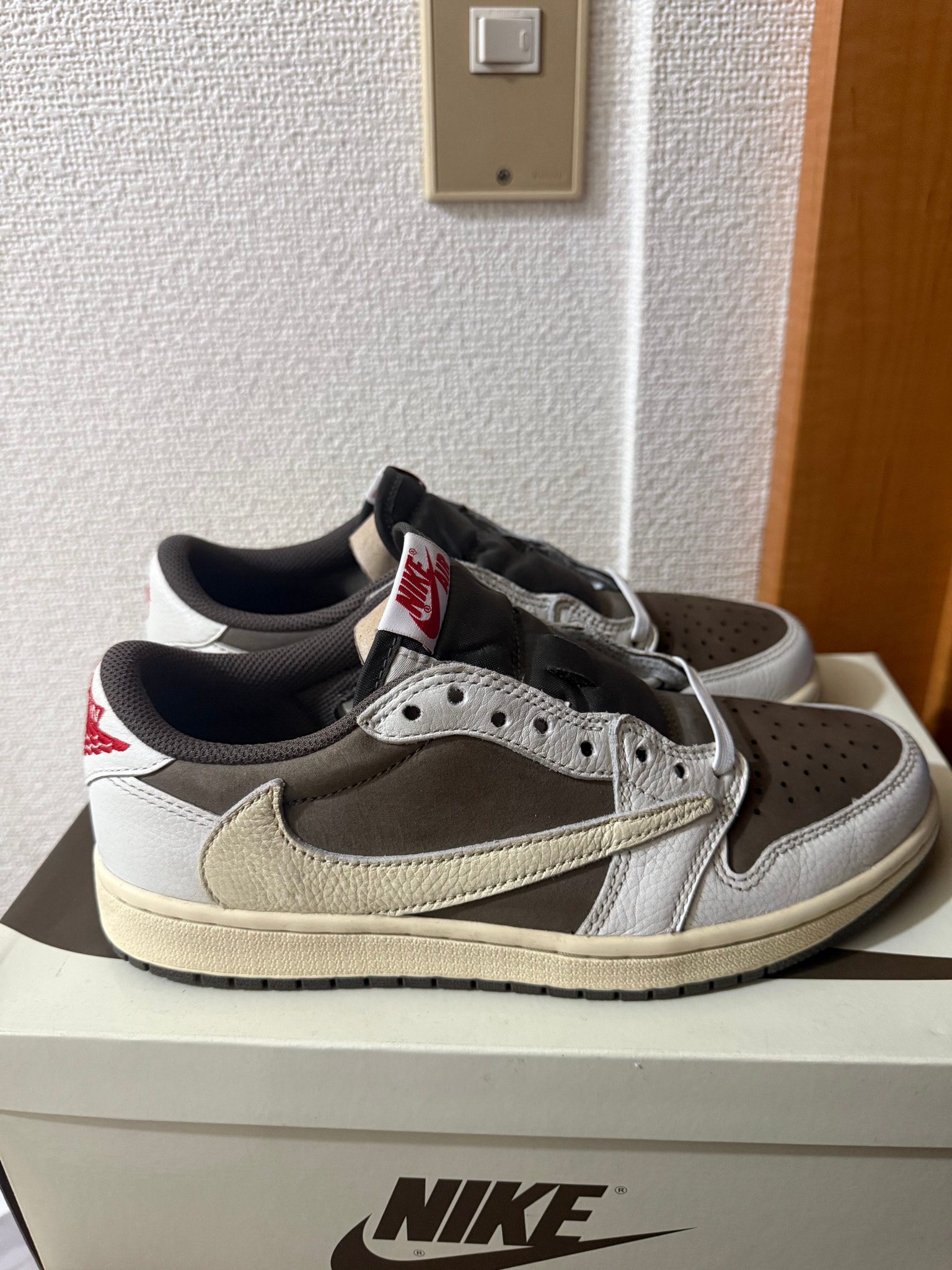 Travis Scott × Nike Air Jordan 1 Low OG SP "Reverse Mocha/Sail and Ridgerock"