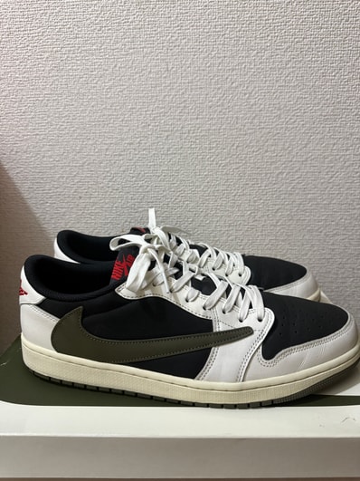 Travis Scott × Nike Women's Air Jordan 1 Low OG "Medium Olive"