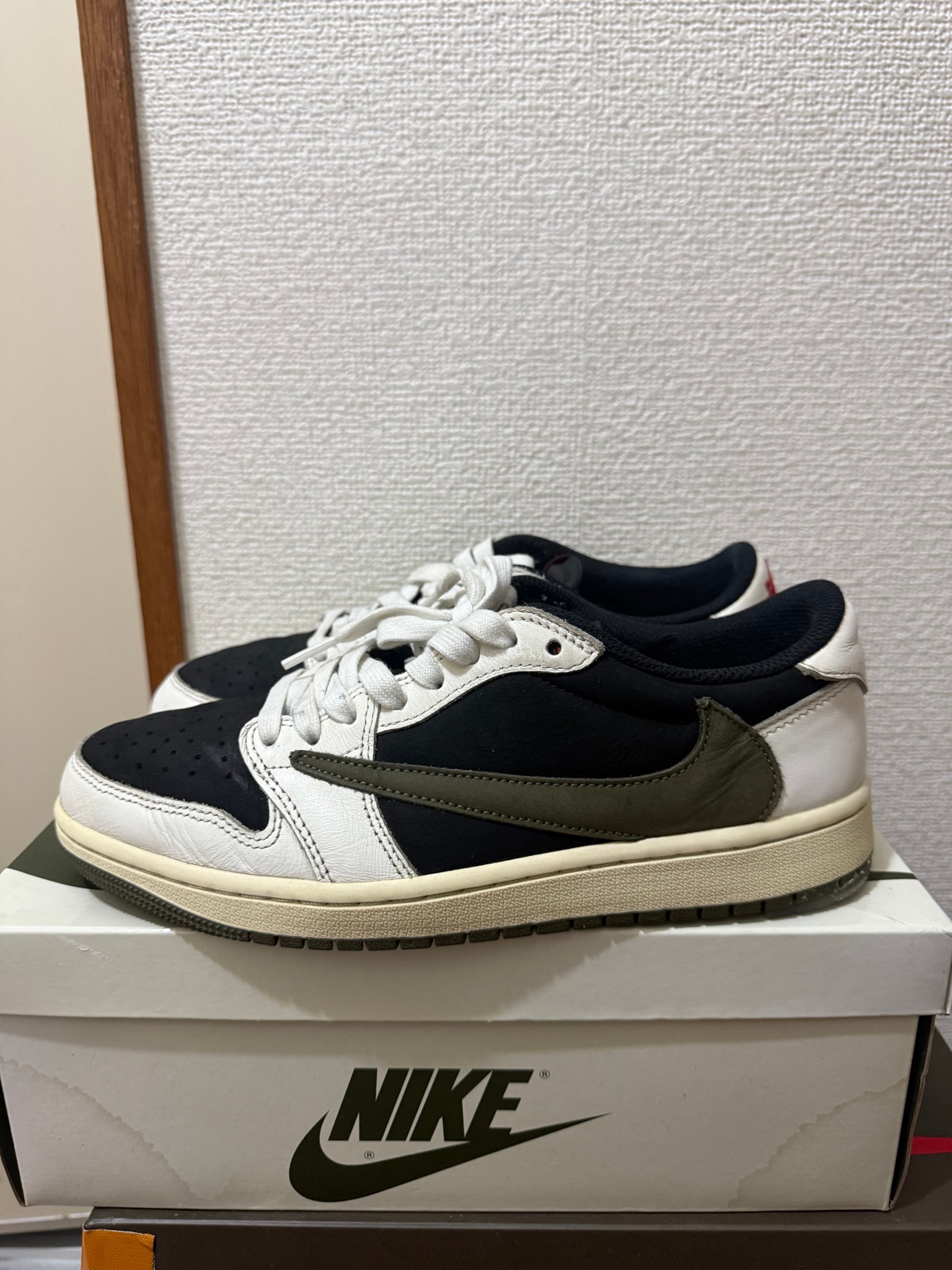 Travis Scott × Nike Women's Air Jordan 1 Low OG "Medium Olive"