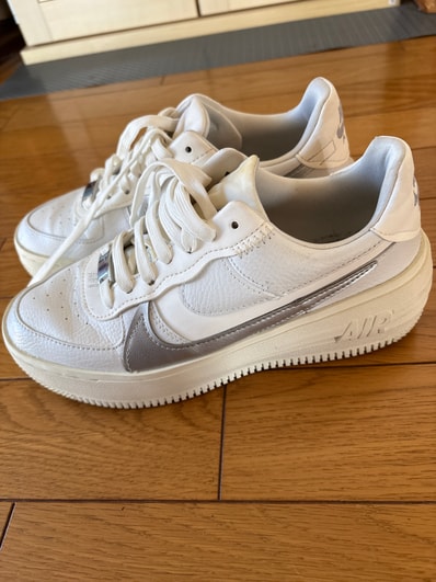 Nike Women's Air Force 1 Low PLT.AF.ORM "Summit White/Metallic Silver"
