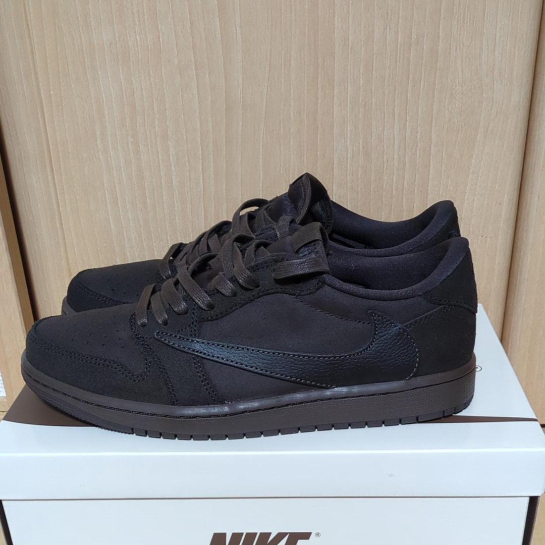 Travis Scott × Nike Air Jordan 1 Low OG SP "Velvet Brown and Dark Mocha"