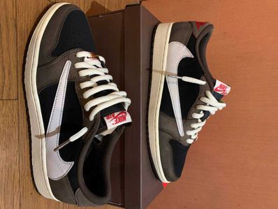 Travis Scott × Nike Air Jordan 1 Low OG SP-T "Black/Dark Mocha"