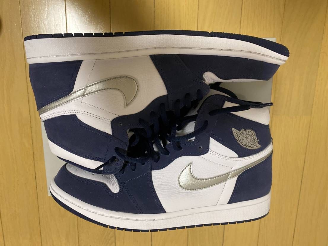 Nike Air Jordan 1 High OG CO.JP "White/Midnight Navy" (2020)(ブリーフケースなし)