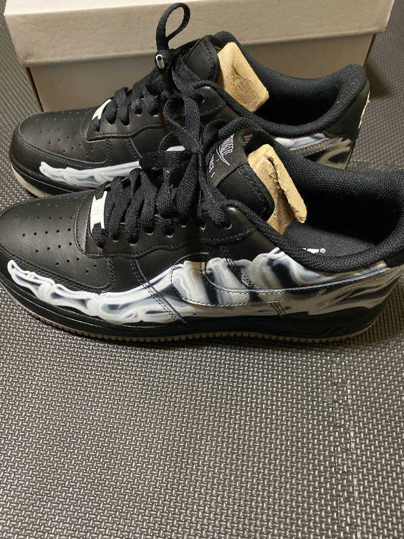Nike Air Force 1 Low "Black Skeleton"