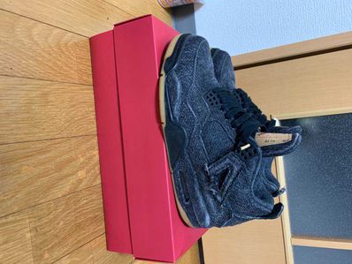 Nike × Levi's Air Jordan 4 "Black Denim" (Tag: ®)