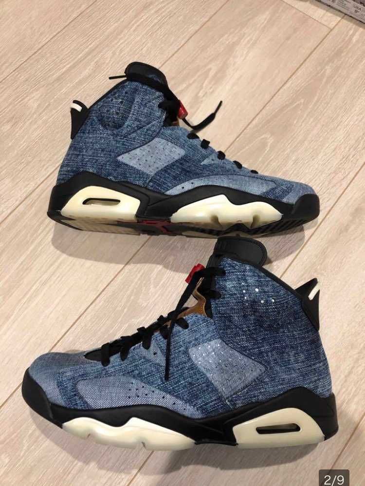 NIKE AIR JORDAN 6 "WASHED DENIM"