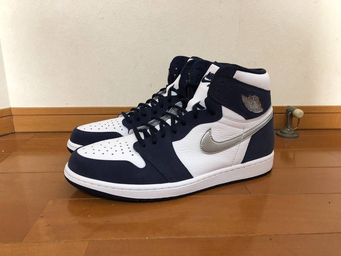 Nike Air Jordan 1 High OG CO.JP "White/Midnight Navy" (2020)(ブリーフケースなし)