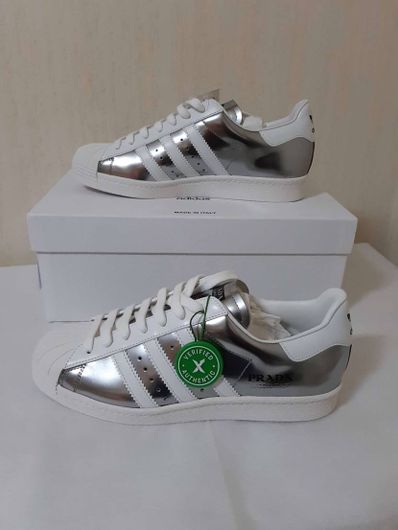 PRADA × adidas Superstar " Silver Metallic"