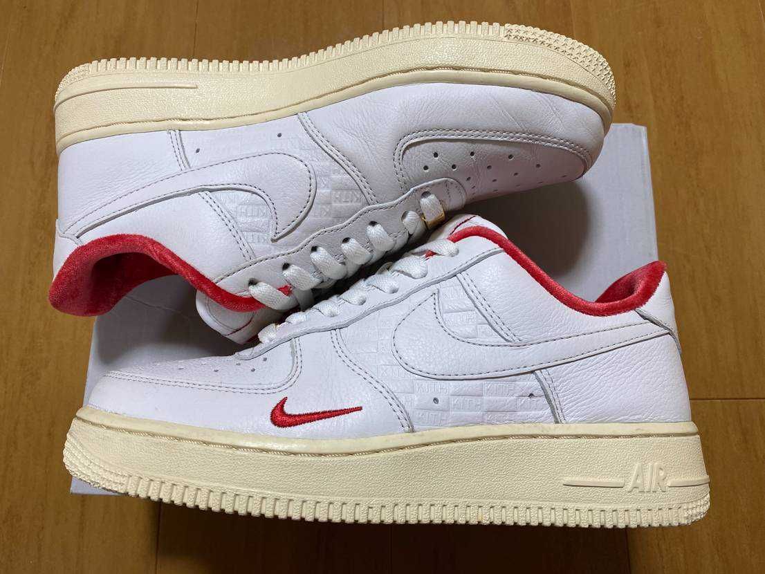 KITH × Nike Air Force 1 Low "White/Red"
