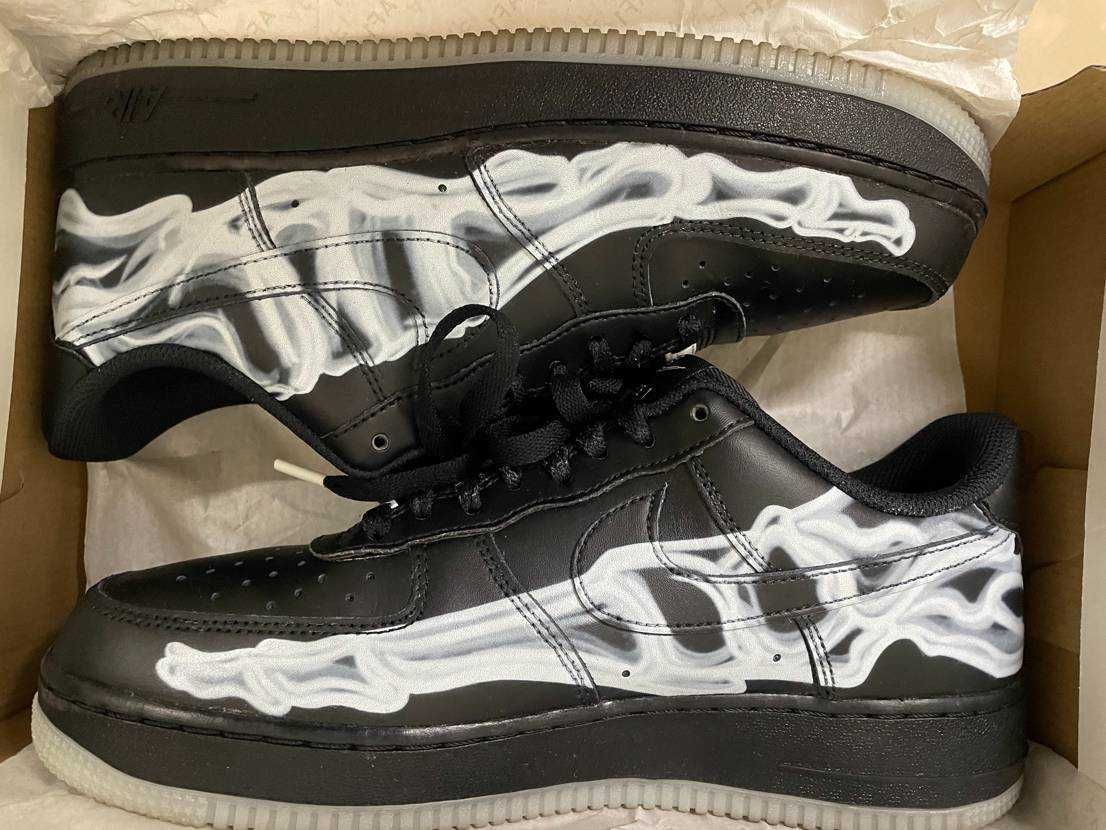 Nike Air Force 1 Low "Black Skeleton"