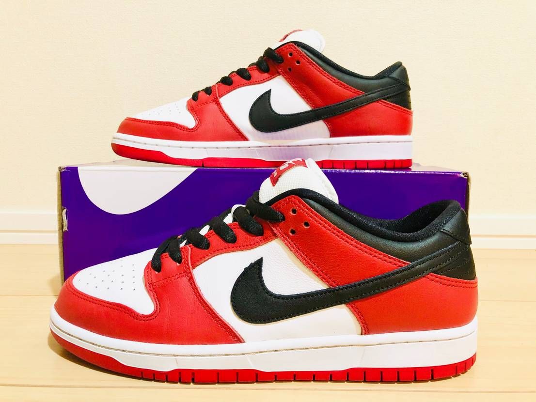 Nike SB Dunk Low Pro "J-Pack Chicago/Varsity Red and White"