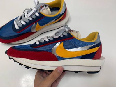 sacai × Nike LDV Waffle "Red/Blue"