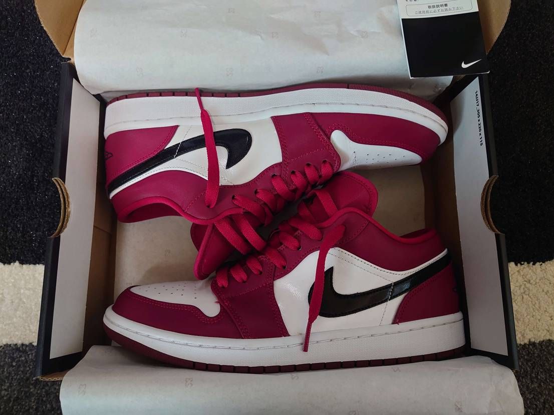 NIKE AIR JORDAN 1 LOW "NOBLE RED"