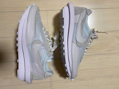 sacai × Nike LDV Waffle "Triple White"