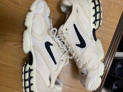 Stussy × Nike Air Zoom Spiridon CG 2 "Fossil/Black"