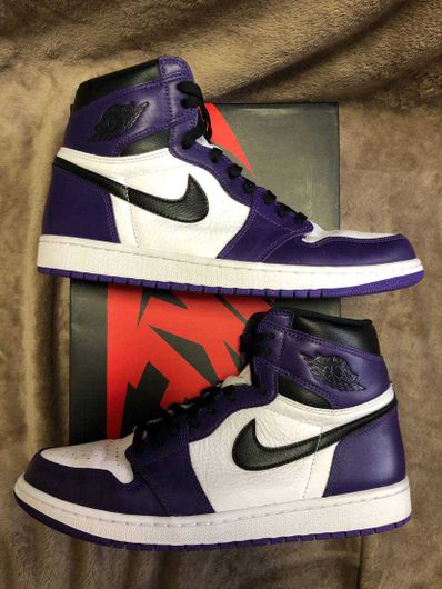 Nike Air Jordan 1 Retro High OG "Court Purple White/Black" (2020)