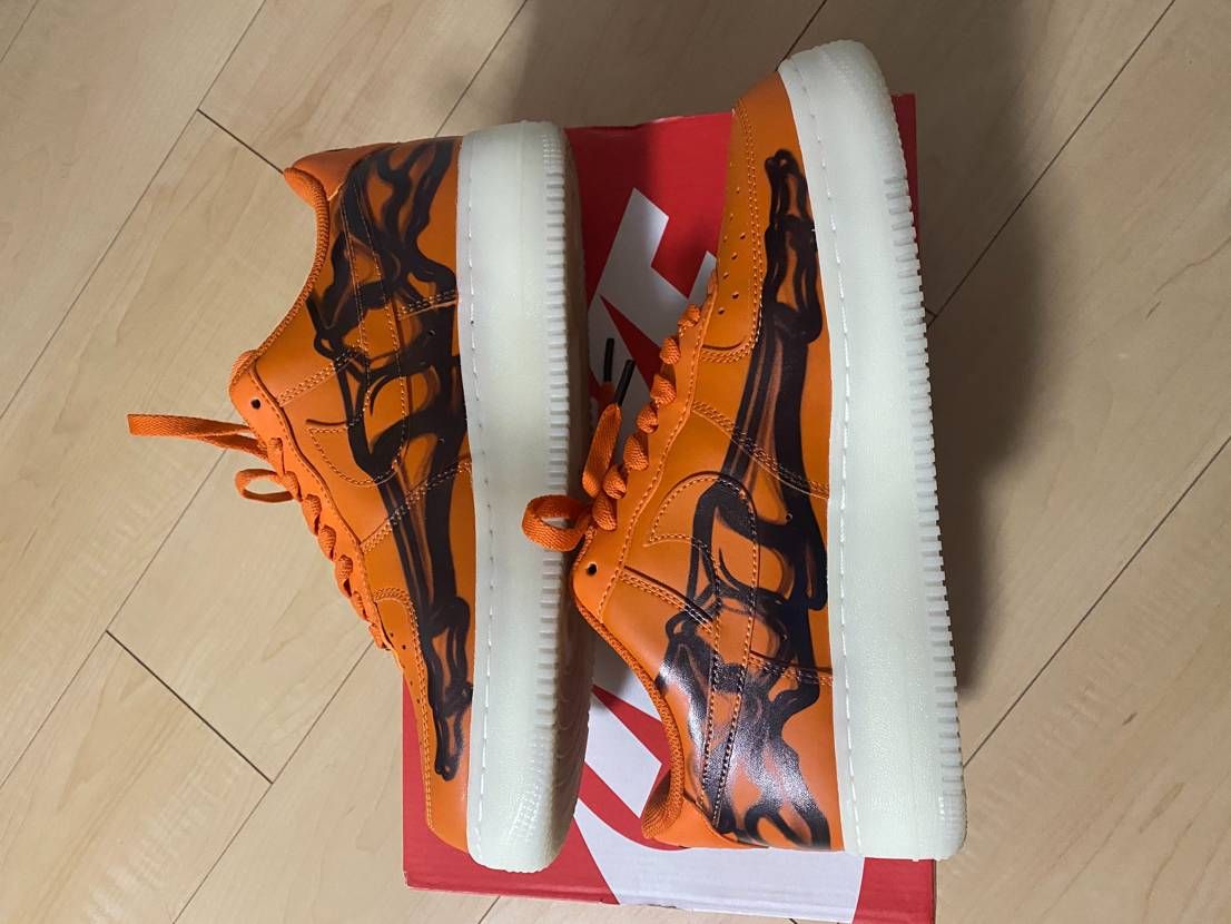 Nike Air Force 1 Low "Orange Skelton"