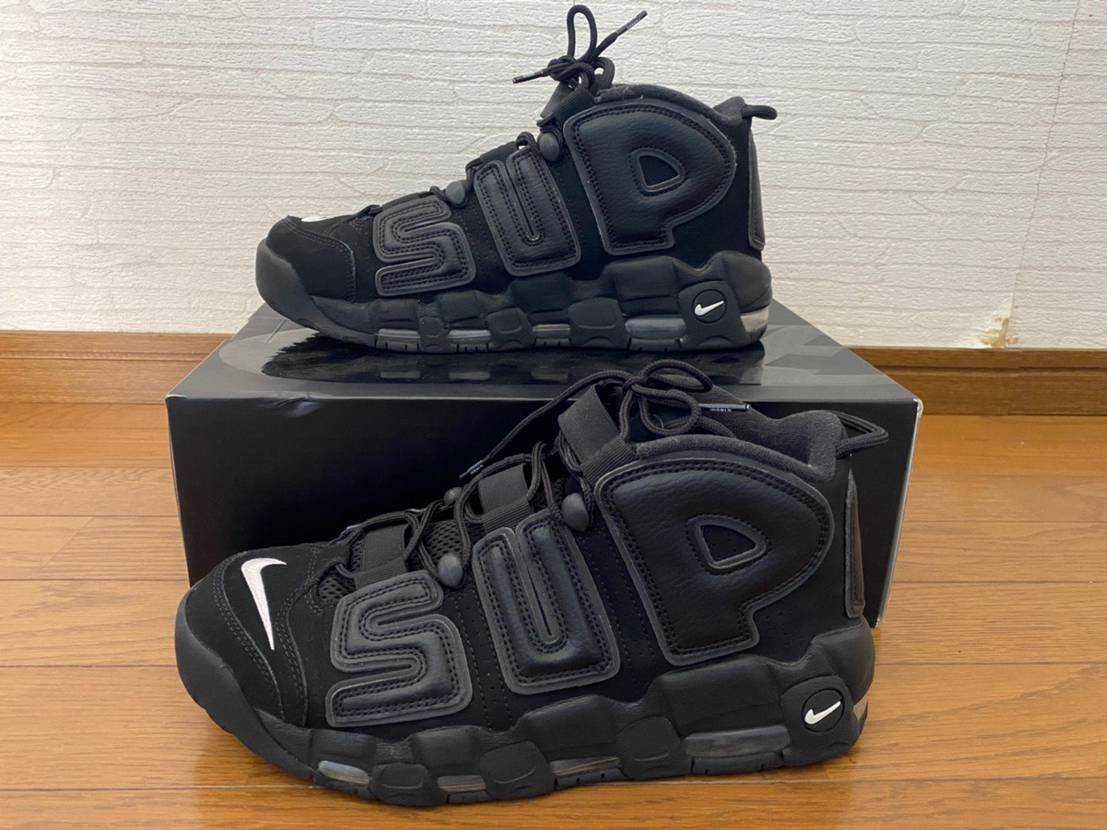 Supreme × Nike Air More Uptempo "Black"