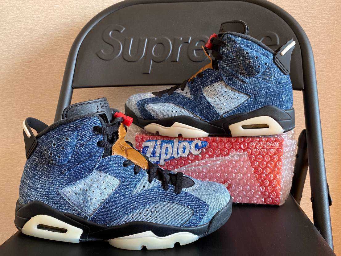 NIKE AIR JORDAN 6 "WASHED DENIM"
