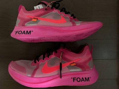 Off-White × Nike Zoom Fly "Pink"