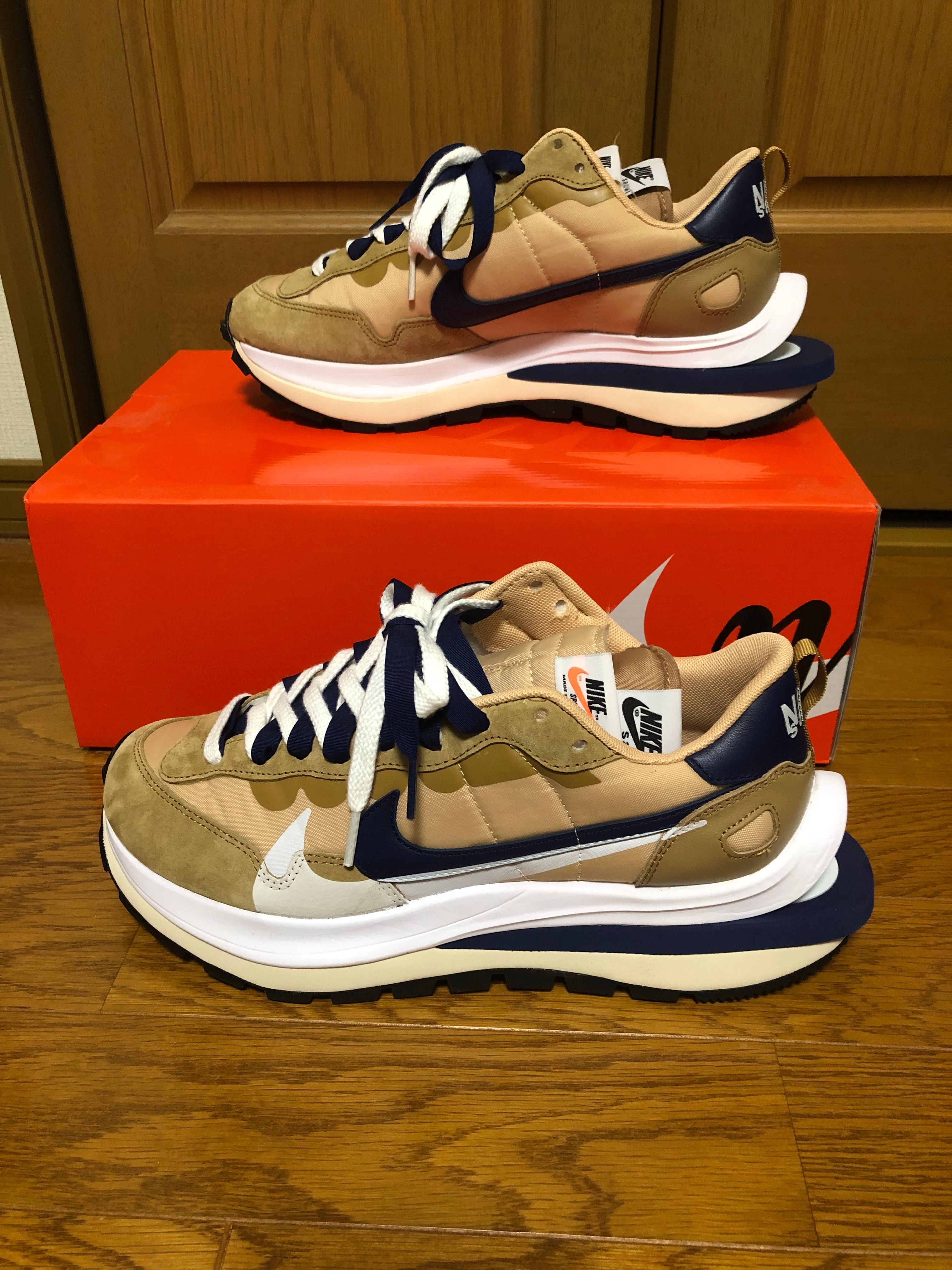 Sacai × Nike Vapor Waffle "Sesame And Blue Void"