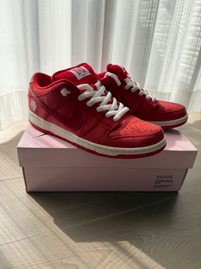 Girls Don't Cry × Nike SB Dunk Low Pro QS "Red" / VERDY