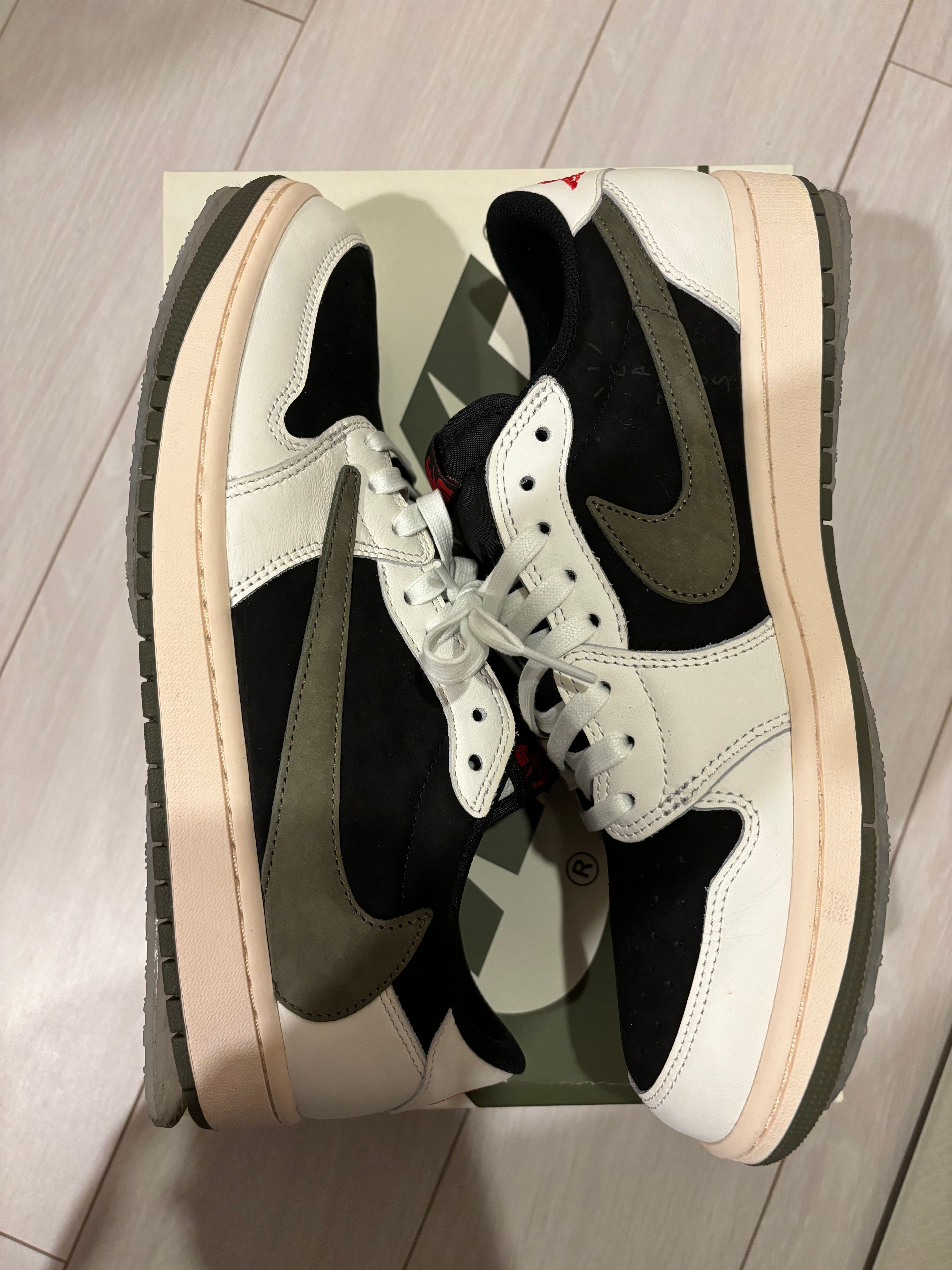 Travis Scott × Nike Women's Air Jordan 1 Low OG "Medium Olive"