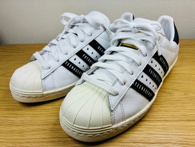 HUMAN MADE × adidas Superstar 80s "White/Black"