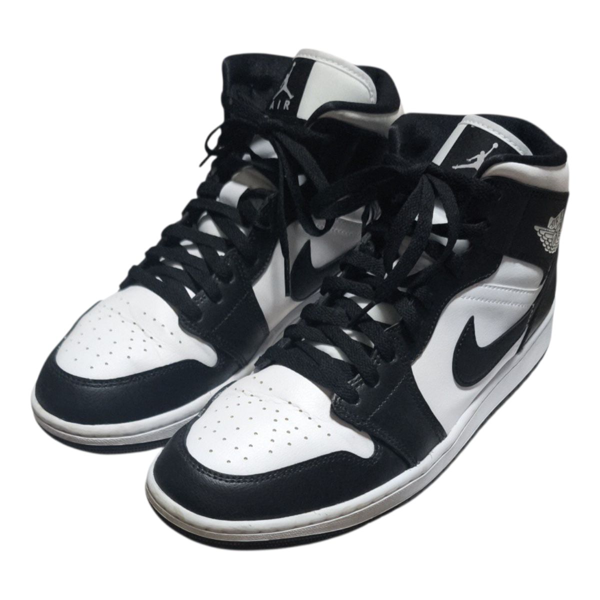Nike Women's Air Jordan 1 Mid "Black/White"