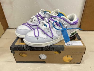 Off-White × Nike Dunk Low "Sail/Neutral Gray"